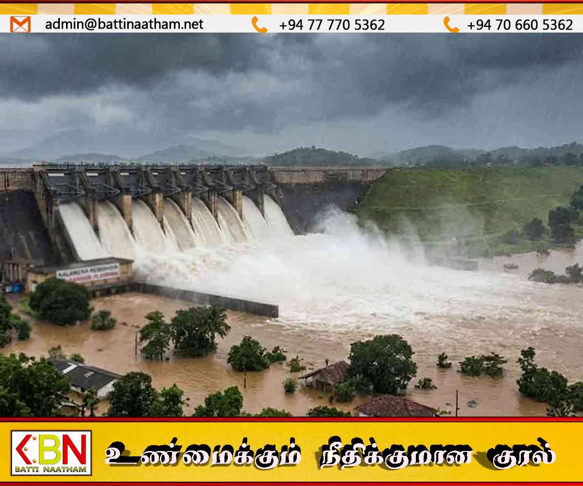 உடுதும்பரையில் அதிக மழைவீழ்ச்சி; பிரதான நீர்த்தேக்கங்கள் வான் பாய்கின்றன