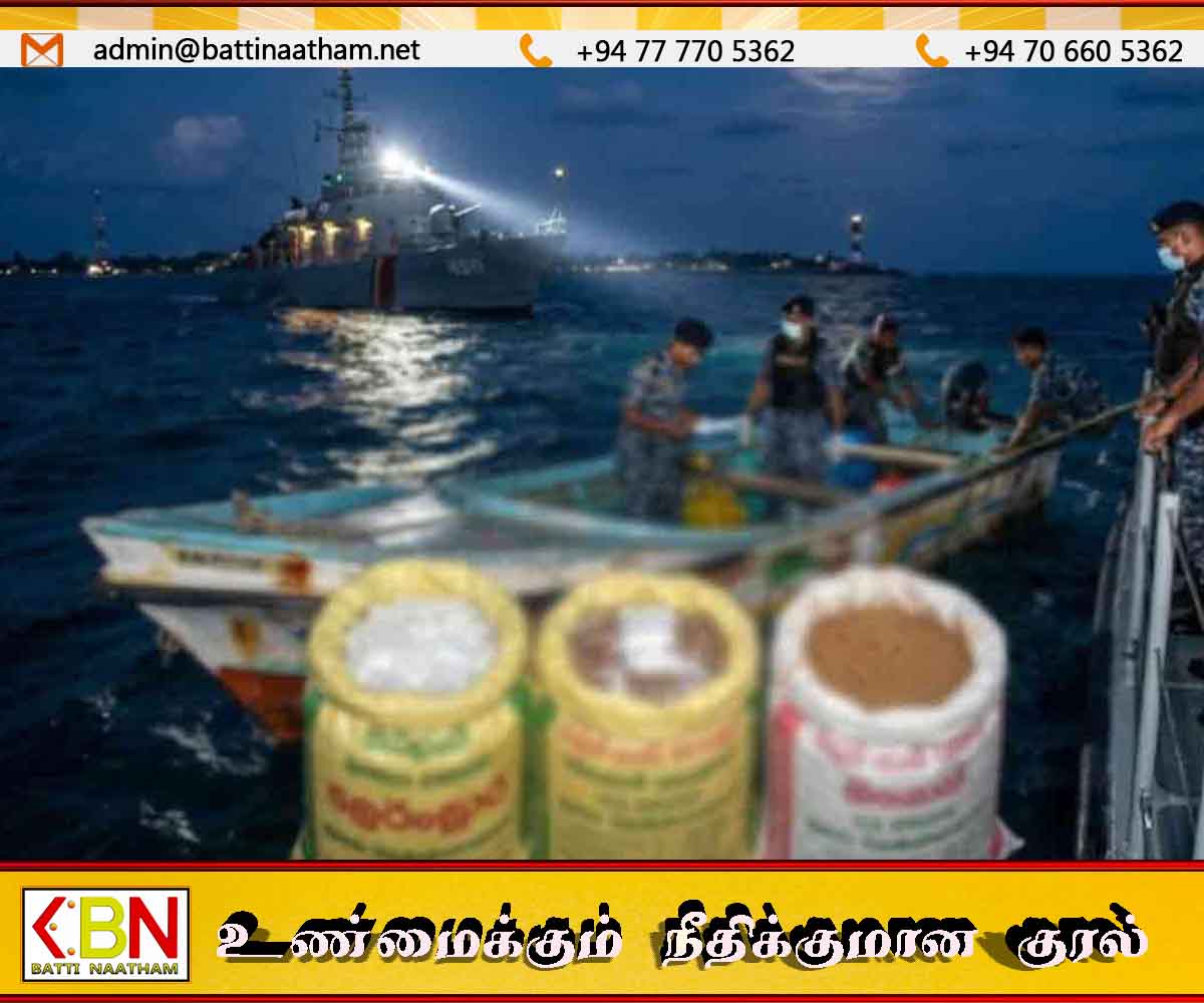 கற்பிட்டி கடற்பரப்பில் போதைப்பொருட்களுடன் படகு ஒன்று பறிமுதல்
