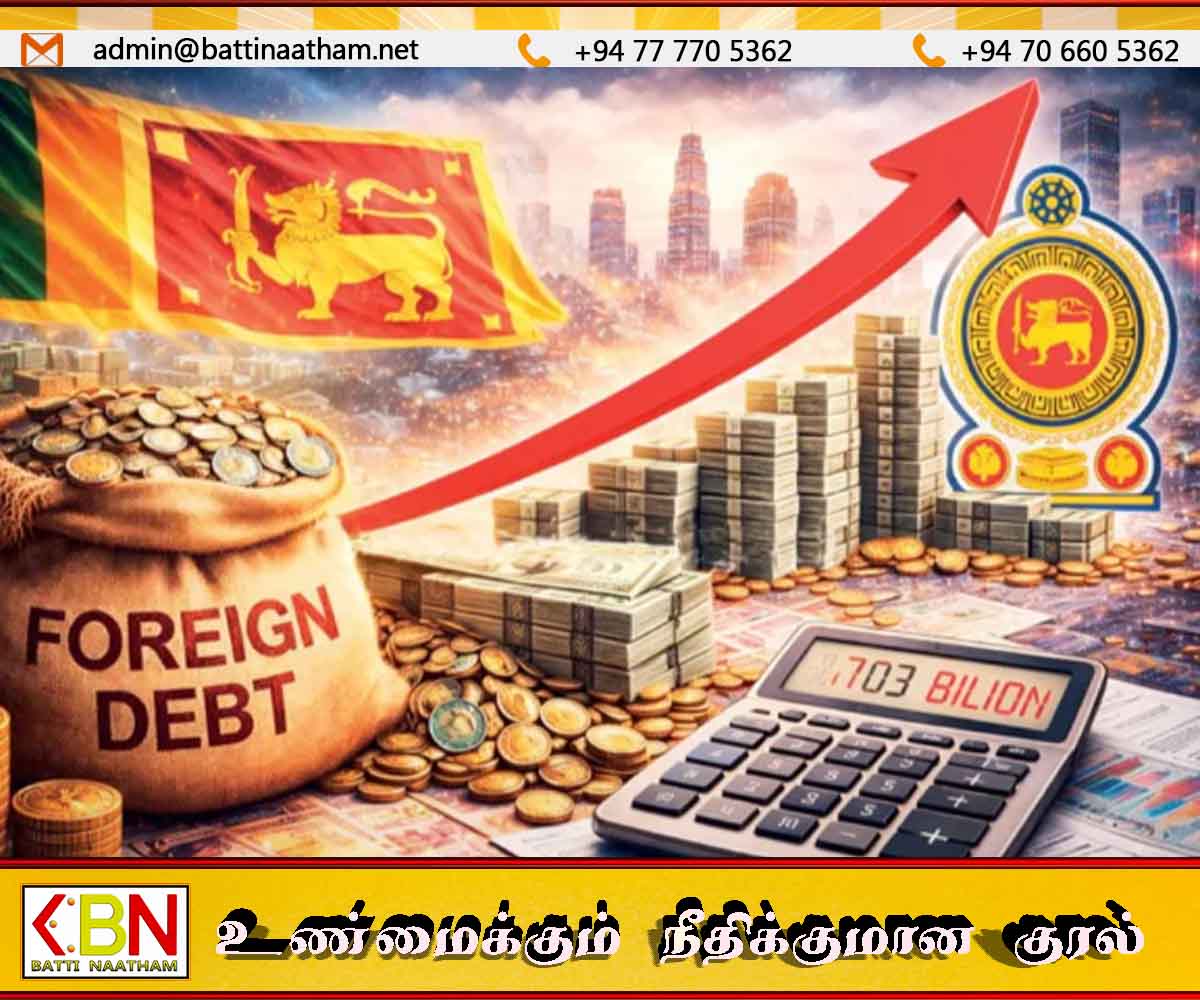 2025 ஆகஸ்ட் இறுதிக்குள் இலங்கையின் மொத்த அரசுக் கடன் 29,660 பில்லியன் ரூபா – மத்திய வங்கி