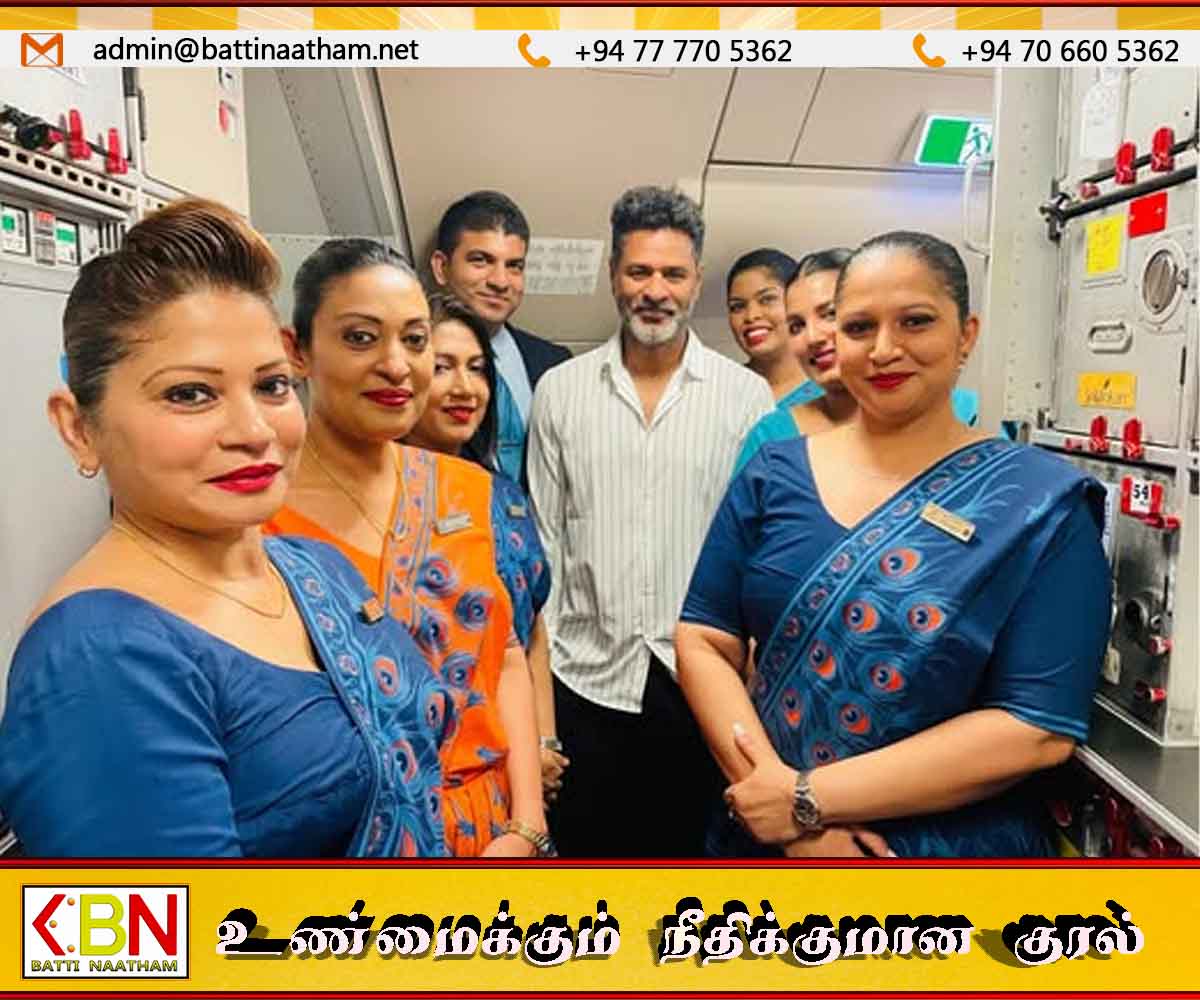 இலங்கை வந்துள்ள பிரபு தேவா