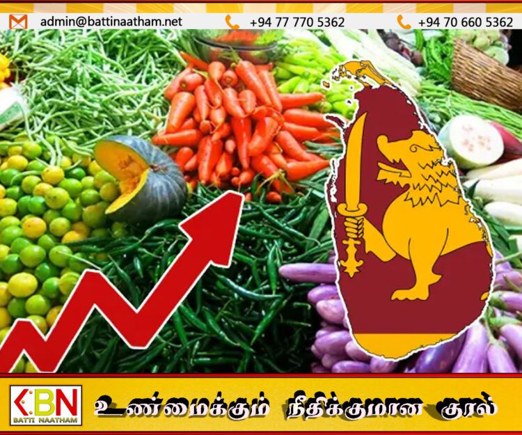 மரக்கறிகளின் விலைகள் சடுதியாக உயர்வு