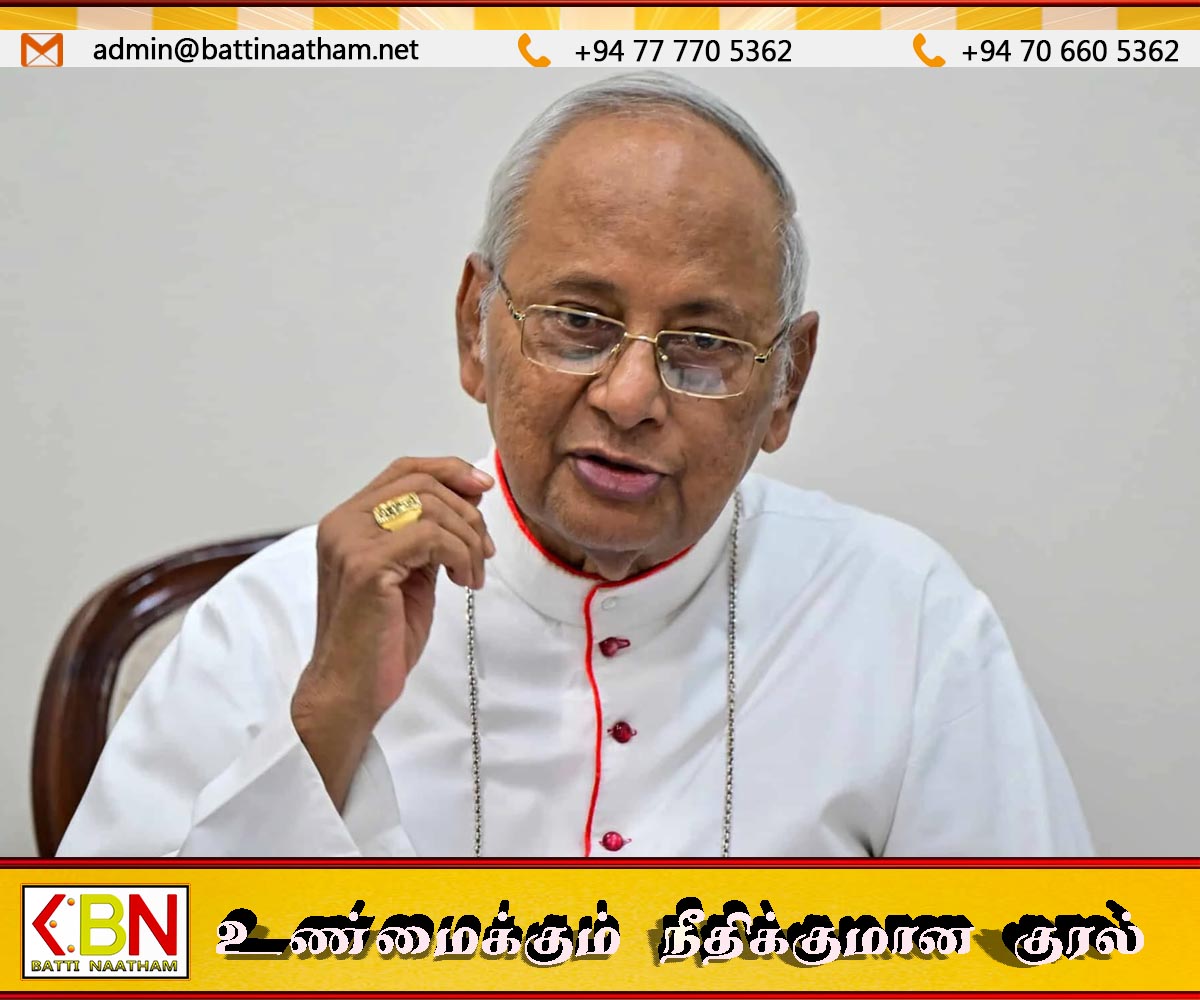 மேசைக்கு அடியால் பணத்தை வாங்கிய அரசியல்வாதிகளே அனர்தத்திற்கு காரணம்; பேராயர் மெல்கம் ரஞ்சித்