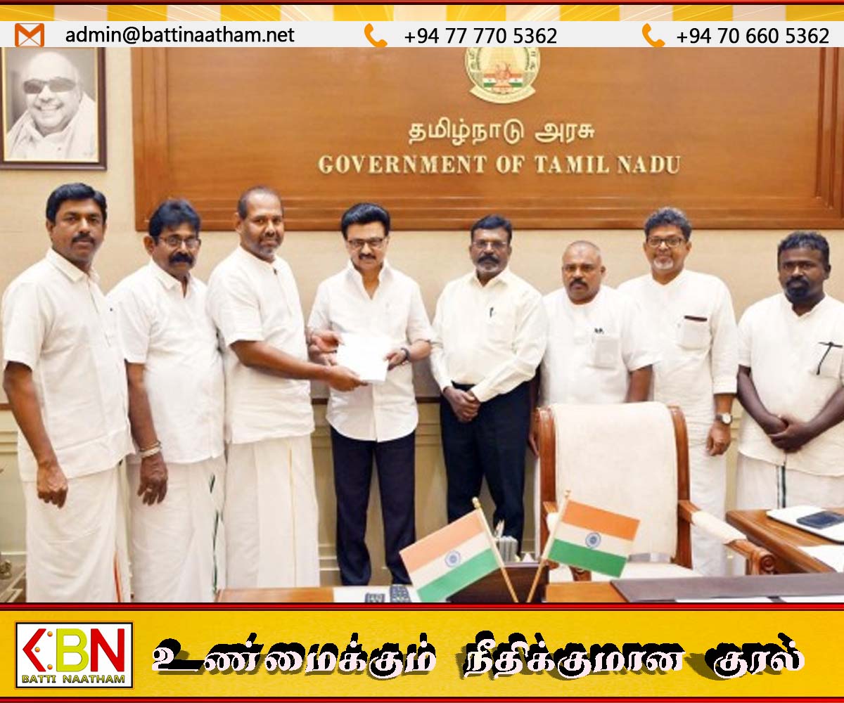 இப்பிரச்சினைகான நிரந்தர தீர்வு; ஸ்டாலினை சந்தித்த தமிழ்த்தேசியப் பேரவை