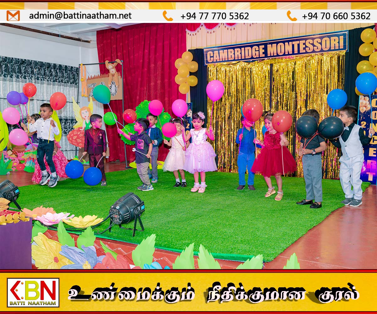 மட்டு கேம்பிரிட்ஸ் பாலர் பாடசாலையின் பத்தாவது பட்டமளிப்பு விழா