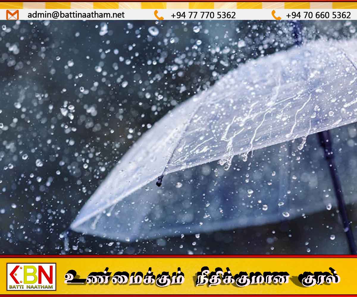 வளிமண்டலவியல் திணைக்களம் எச்சரிக்கை; ஜனவரி 8 முதல் பல மாகாணங்களில் கனமழை