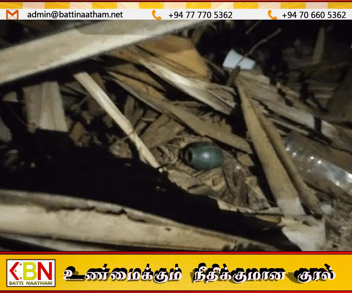 யாழ் ஆழியவளையில் கைக்குண்டு மீட்பு; புலனாய்வு துறை விசாரணை