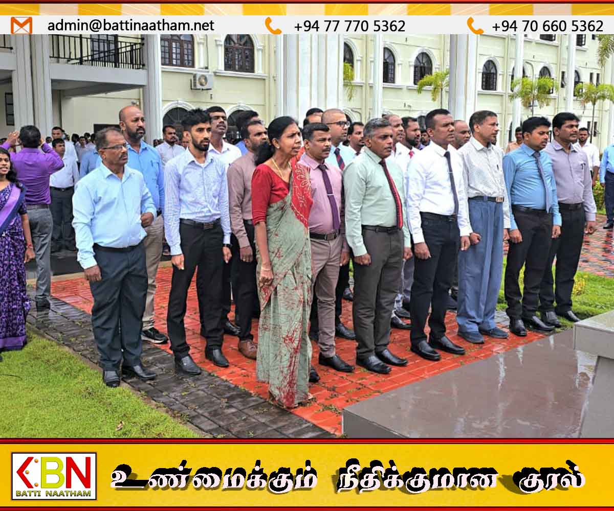 மட்டக்களப்பு மாவட்ட செயலகத்தில் புதிய ஆண்டின் அரச சேவை உறுதியுரை நிகழ்வு
