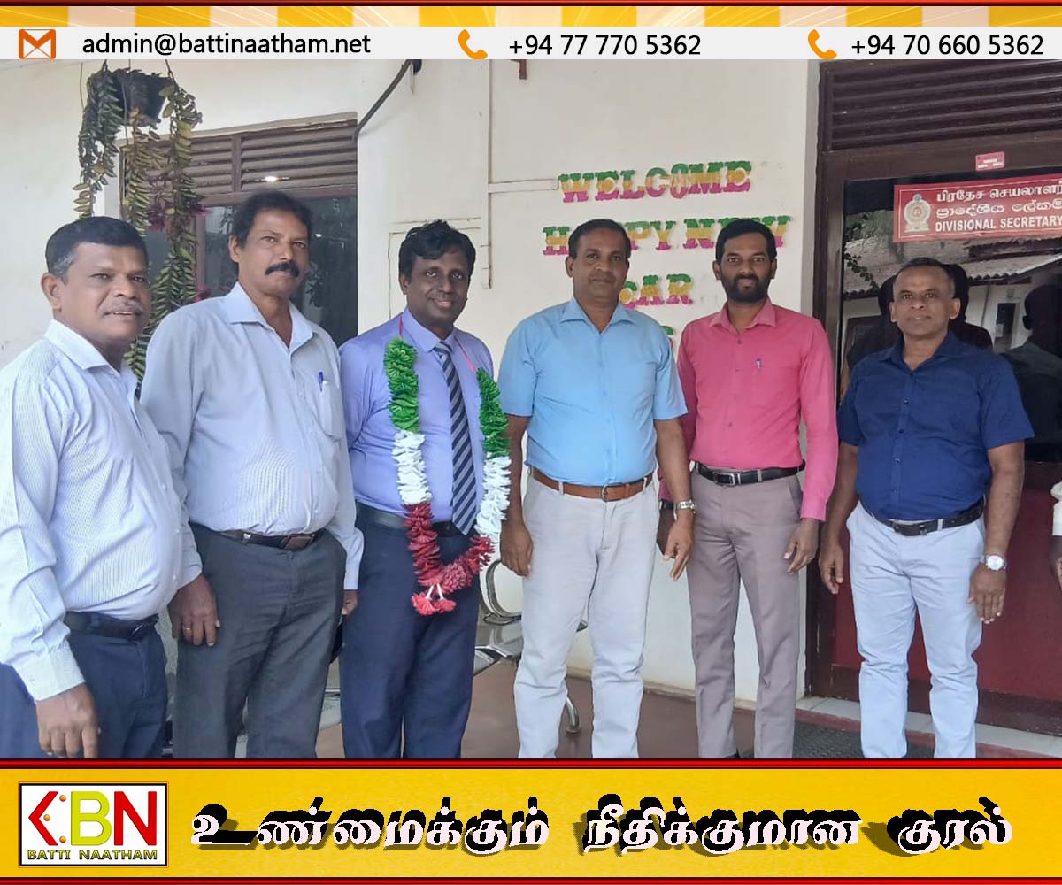 மண்முனைப்பற்று பிரதேச செயலகத்தில் புதிய உதவி பிரதேச செயலாளர் பதவியேற்பு