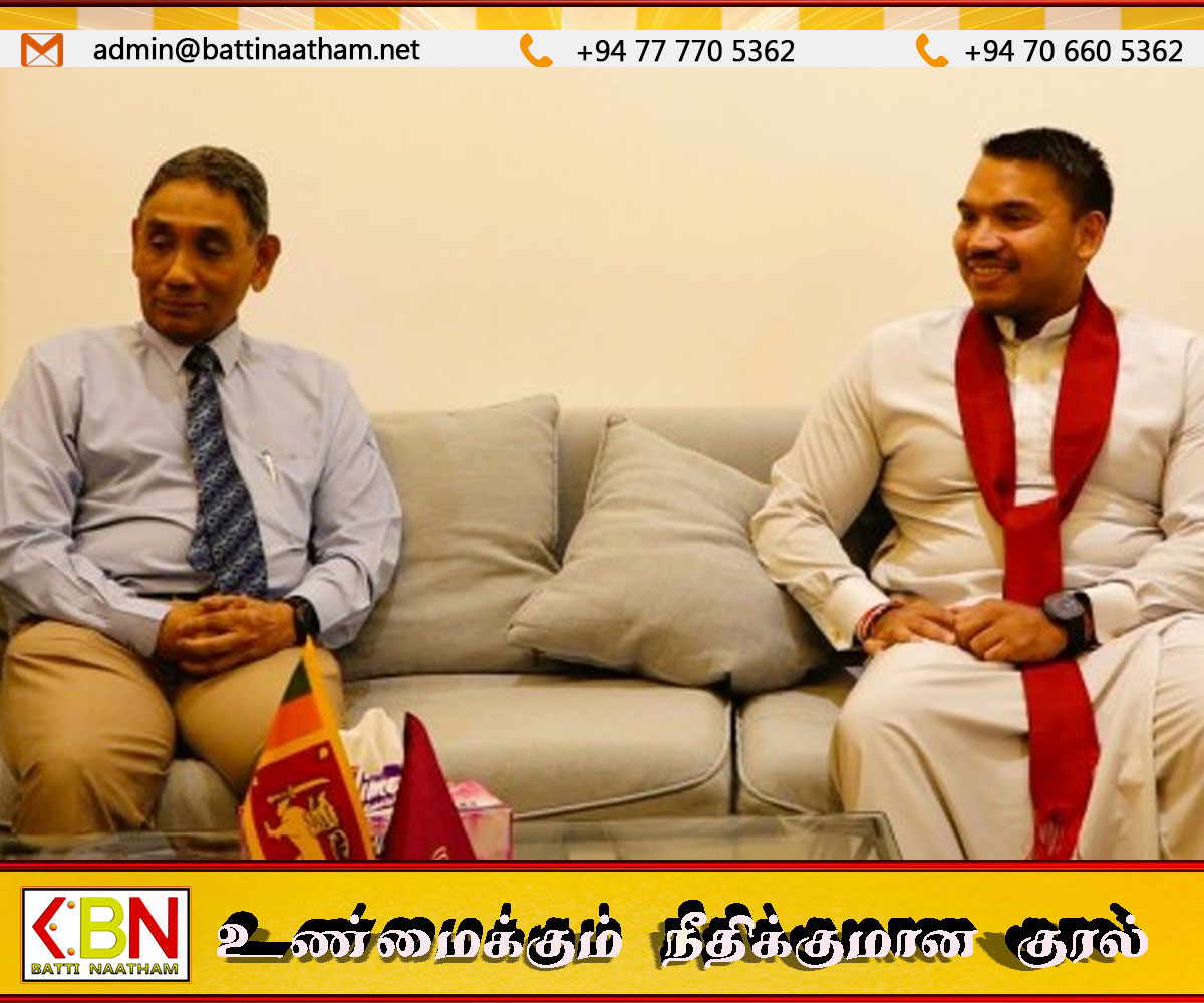 நாமல் ராஜபக்ச மற்றும் மாலைதீவு தூதுவர் இடையில் சந்திப்பு