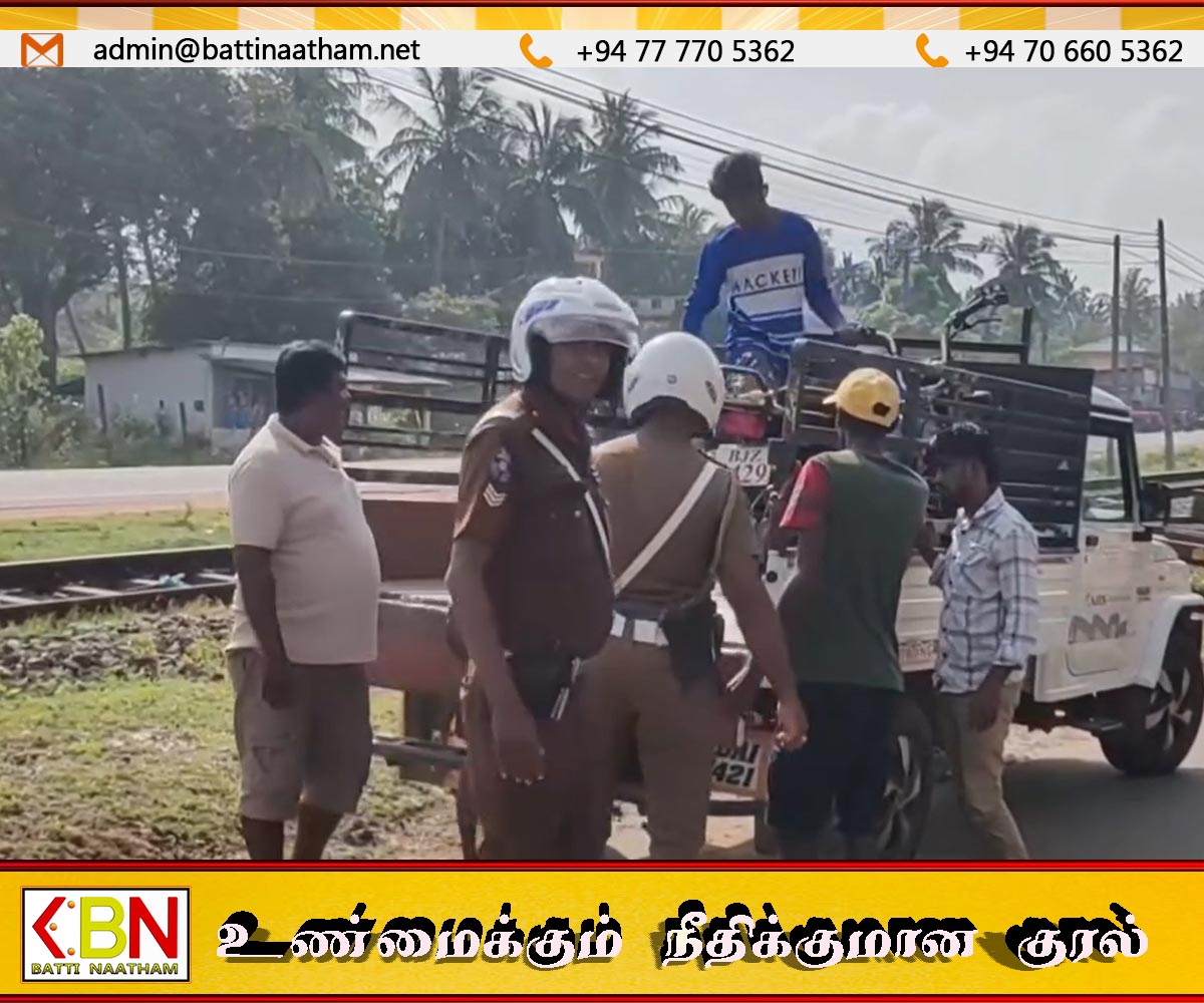 வவுனியாவில் புகையிரத சமிக்ஞையை மீறி மயிரிழையில் உயிர் தப்பிய பெண்; பதறவைக்கும் காணொளி