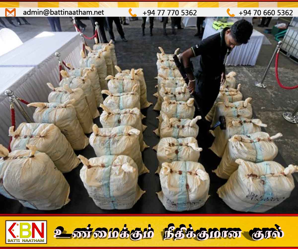 2024 முதல் இதுவரை 2,500 கிலோக்கும் மேற்பட்ட போதைப்பொருட்கள் கைப்பற்றி முழுமையாக அழிப்பு