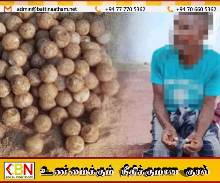 திருகோணமலையில் சட்டவிரோதமாக 117 ஆமை முட்டைகள் வைத்திருந்த நபர் கடற்படையினரால் கைது