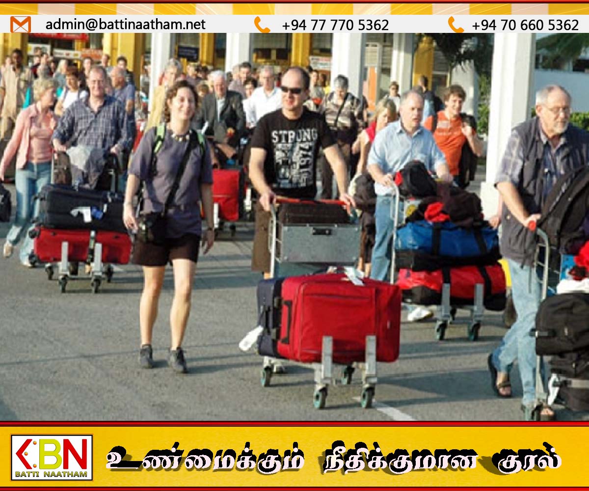 இலங்கையை நோக்கி பெருகும் வெளிநாட்டு சுற்றுலாப் பயணிகள்!