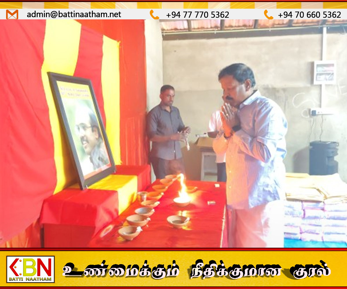 பத்து மாவீரர்களின் 33ஆம் ஆண்டு நினைவேந்தல்; ரவிகரன் எம்.பி பங்கேற்பு