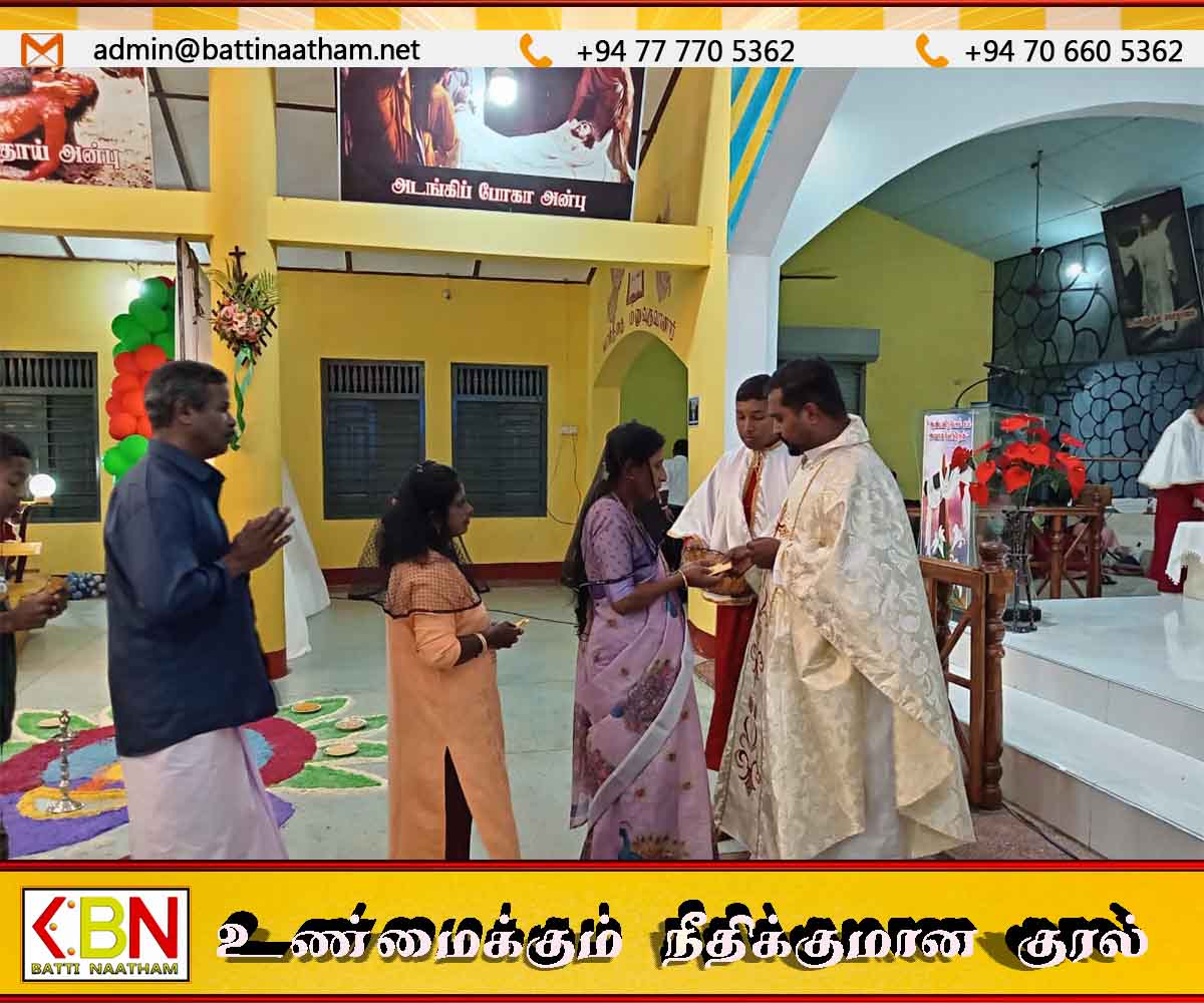சொறிக்கல்முனை திருச்சிலுவை திருத்தலத்தின் 2026ஆம் ஆண்டின் புத்தாண்டு ஆராதனை நிகழ்வு