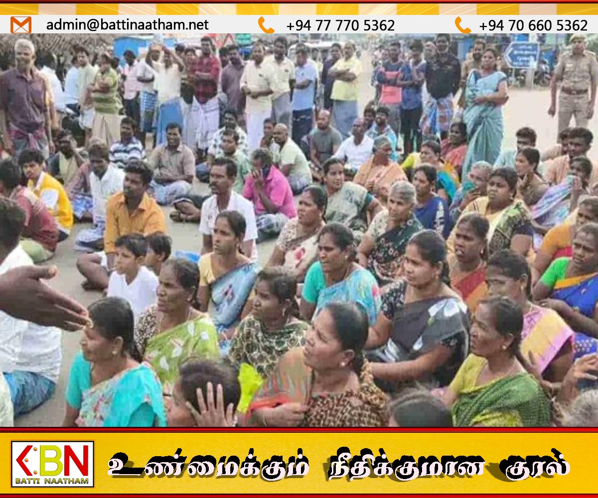 18 மாத சிறை தண்டனை விதிக்கப்பட்ட இந்திய மீனவர்கள்; பாம்பனில் சாலை மறியல் போராட்டம்