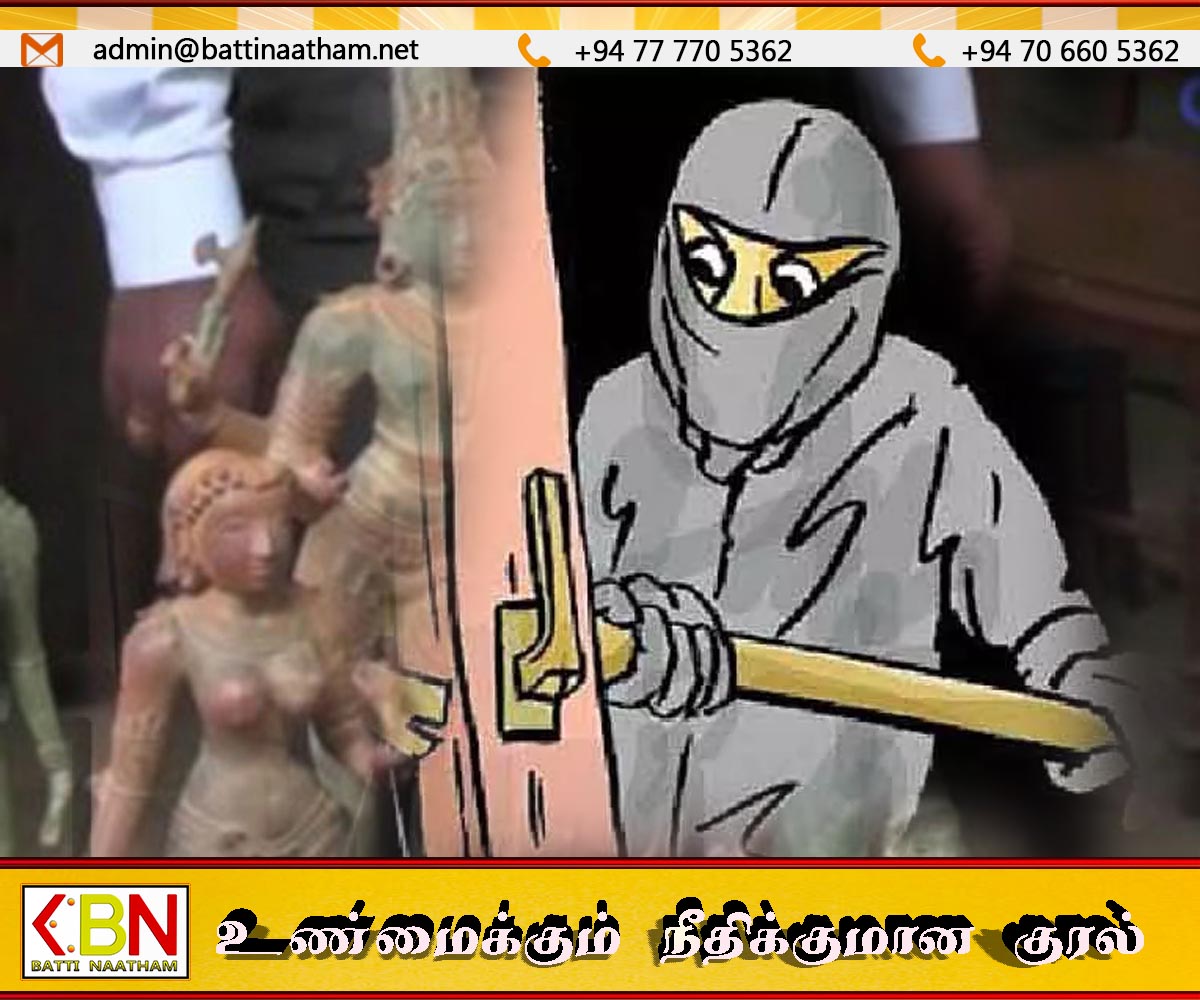 வீரபத்திரர் ஆலய இரண்டு ஐம்பொன் சிலைகள் திருட்டு