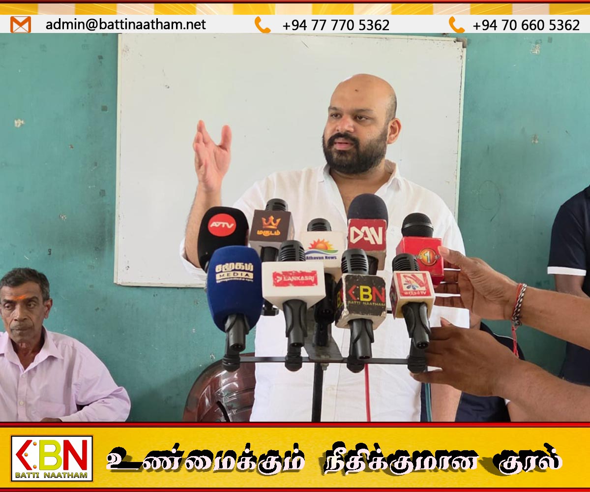 “மட்டக்களப்பே அநுரவின் எதிர்க்கட்சி;அதற்கு தலைமை தாங்கியது நான்தான்”-இராசமாணிக்கம் சாணக்கியன்