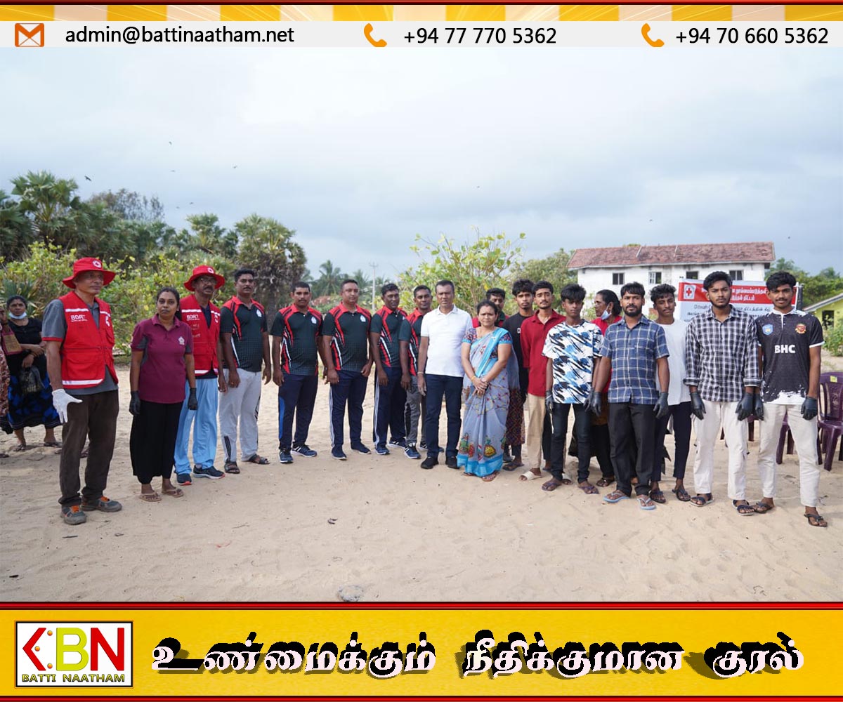 கல்லடி தொடக்கம் நாவலடி வரையான கடற்கரை பகுதியில் சிரமதானம்
