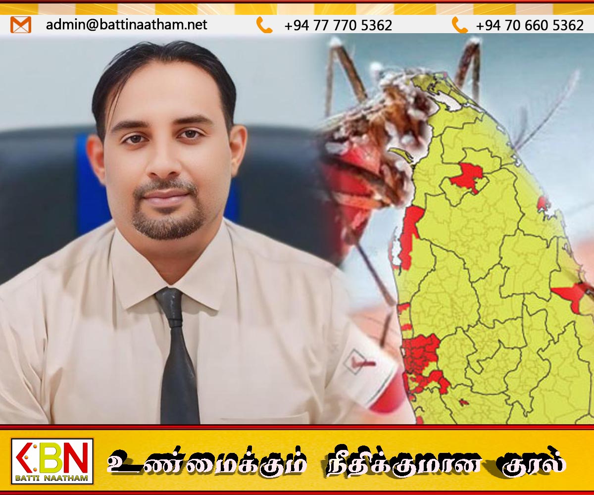 தொழிற்சாலை மற்றும் கட்டுமான தளங்களில் டெங்கு தடுப்பு நடவடிக்கைகள் தீவிரப்படுத்த வேண்டும்; சாய்ந்தமருது சுகாதார வைத்திய அதிகாரி மதன்