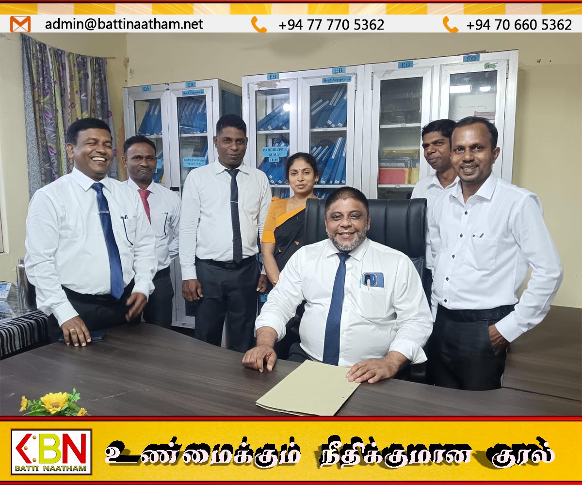 பட்டிருப்பு வலயக் கல்வி அலுவலகத்தின் நிர்வாகத்திற்கு பொறுப்பான பிரதிக் கல்விப் பணிப்பாளராக ULM. சாஜித் பொறுப்பேற்பு
