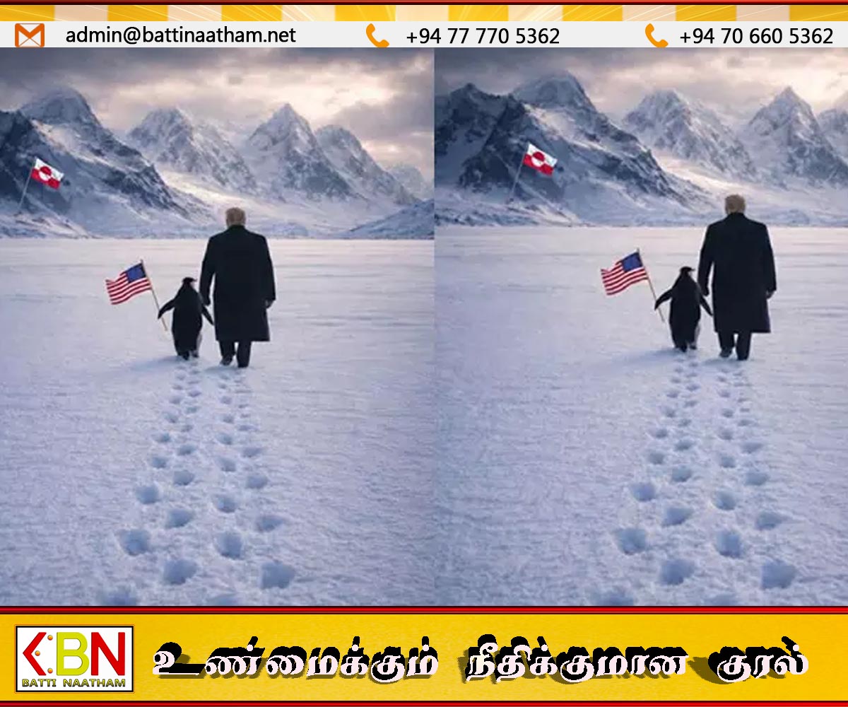 பென்குயின் உடன் கிரீன்லாந்து நோக்கி நடந்து சென்ற டிரம்ப்; இணையவாசிகள் விமர்சனம்