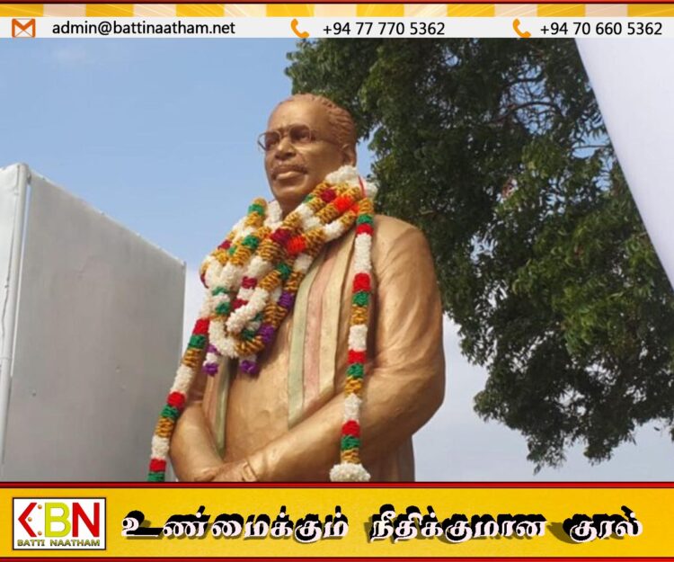 அமரர் மாவை சேனாதிராசாவின் திருவுருவச் சிலை திறப்பு