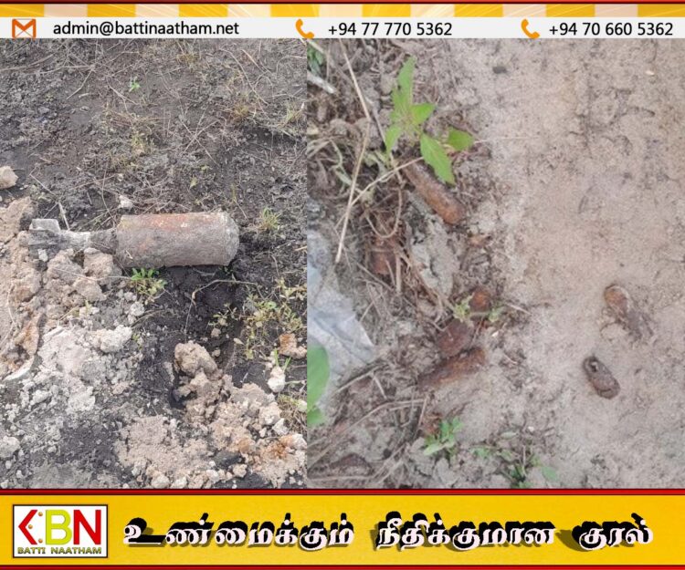 சாவகச்சேரி தனங்கிளப்பு பகுதியில் காணியொன்றில் வெடிபொருட்கள் மீட்பு