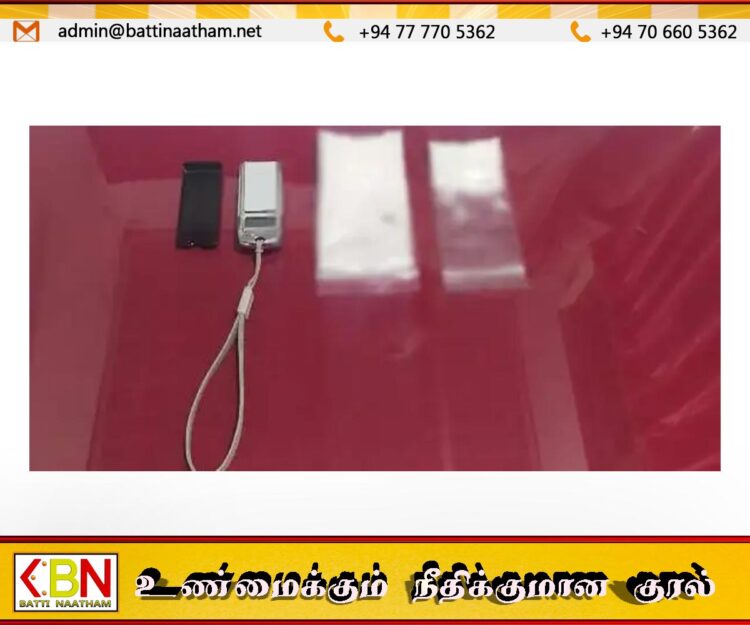 அம்பாறையில் ஐஸ் போதைப்பொருளுடன் ஏறாவூரை சேர்ந்த இருவர் கைது