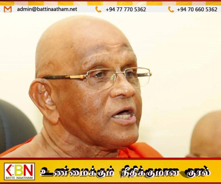 பிக்குகளை எதிர்ப்போர் எவராக இருந்தாலும் முன்வைத்த காலை சாகும்வரை பின் வைக்க மாட்டோம்; அபயராம தேரர்