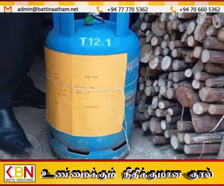 அதிக விலைக்கு விற்பனை செய்ய வைத்திருந்த எரிவாயு கொள்கலன்கள் மீட்பு