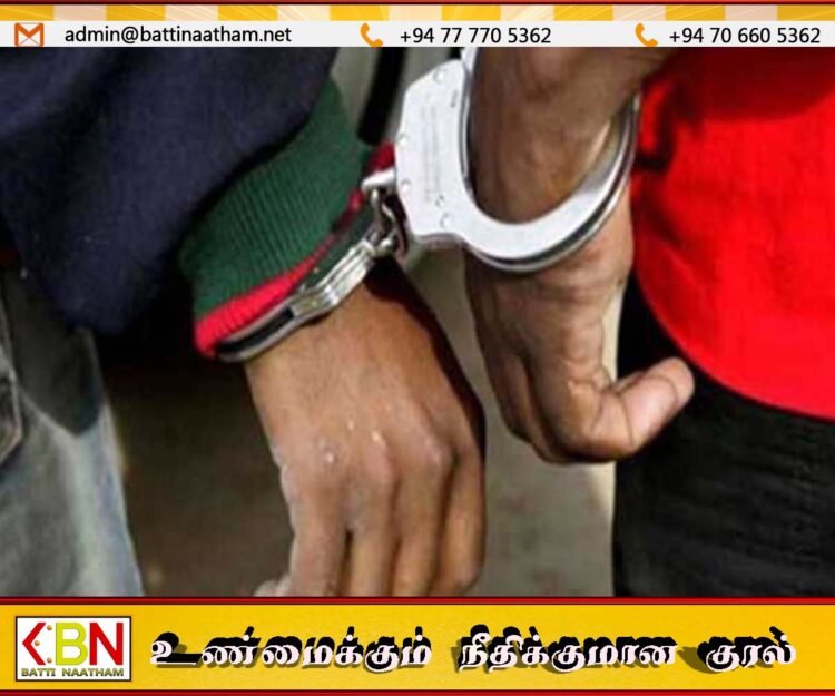 பாடசாலை காவலாளி உட்பட இருவர் ‘ஐஸ்’ போதைப்பொருளுடன் கைது