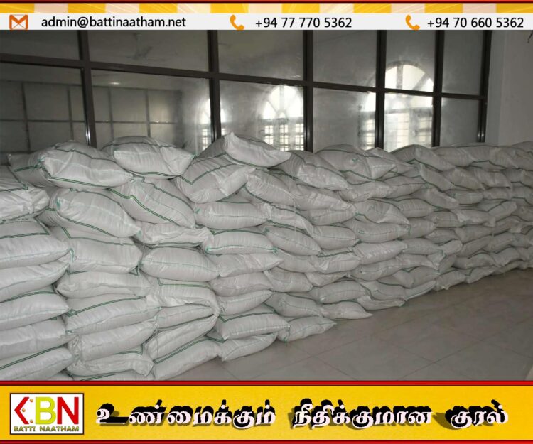 மியன்மார் அரசினால் மட்டக்களப்பு மக்களுக்கு 87 தொன் அரிசி பகிர்ந்தளிப்பு!