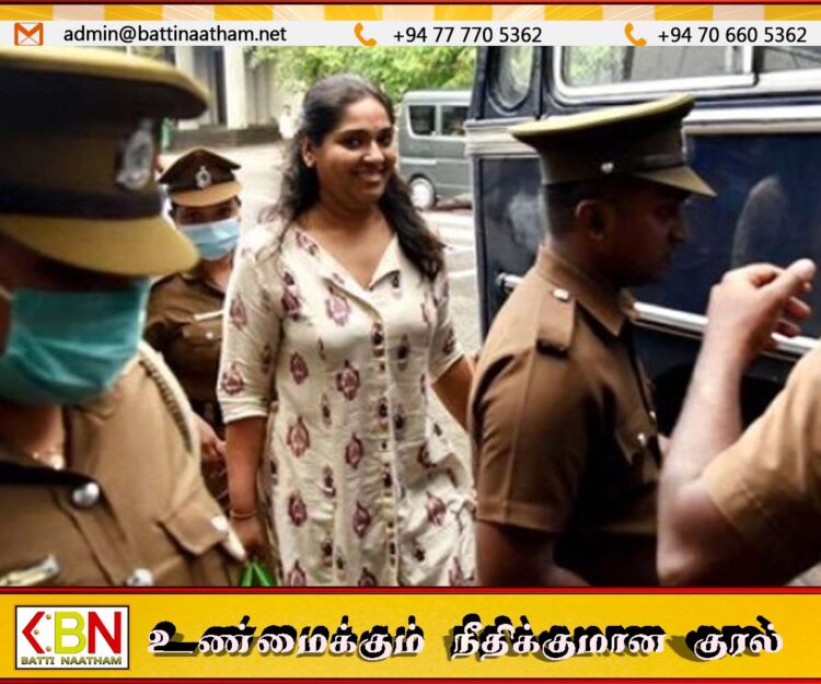 ரம்புக்வெல்லவின் மகளான சமித்ரி 5 மில்லியன் ரூபாய் பிணையில் விடுதலை