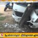 மட்டு தேற்றாத்தீவில் அதிகாலை பாரிய விபத்து; மின்கம்பத்தில் மோதிய வாகனம் சேதம்