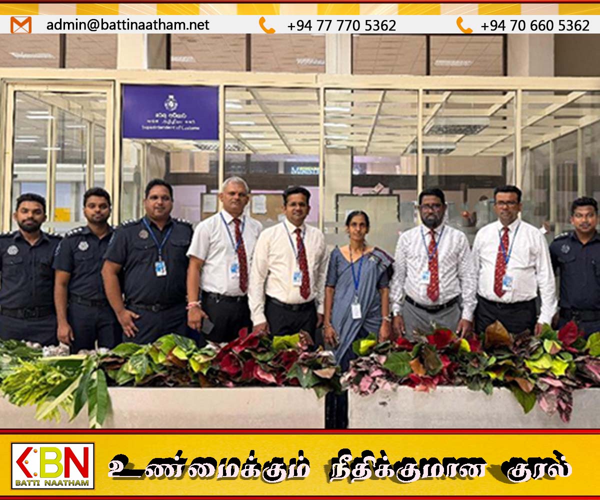 சட்டவிரோதமாக நாட்டுக்கு கொண்டுவரப்பட்ட அலங்கார பூச்செடிகள்; இளைஞன் ஒருவன் கைது!