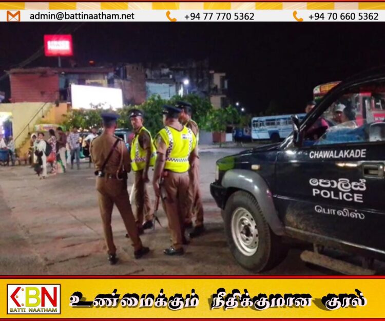 கல்முனை நகரில் திடீர் பொலிஸ் சோதனை; 50க்கும் அதிகமானோருக்கு சட்ட நடவடிக்கை