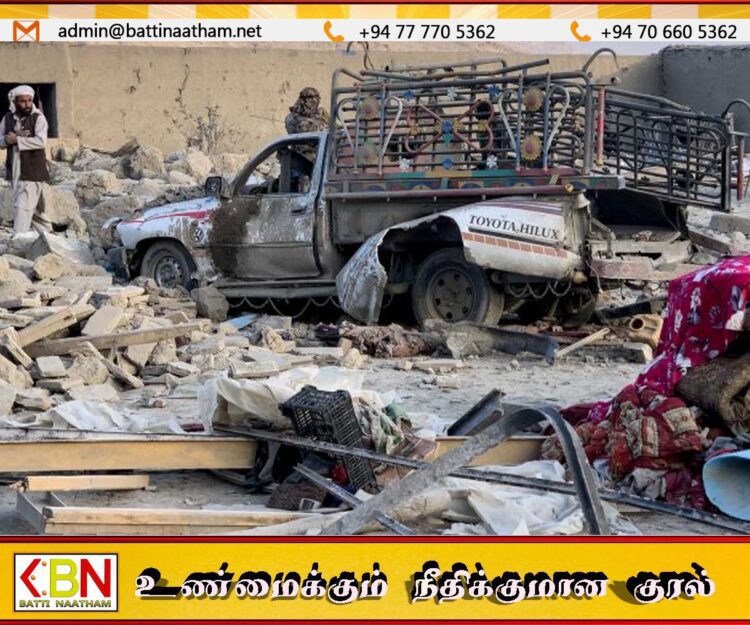 ஆப்கானிஸ்தான் மீது பாகிஸ்தான் வான்வழித் தாக்குதல்