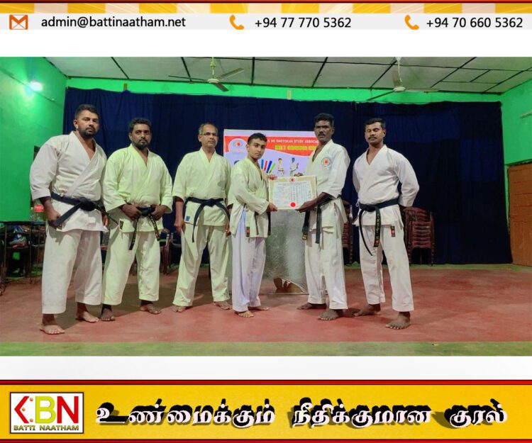 மட்டக்களப்பில் கராத்தே மாணவர்களின் பெருமைமிக்க சாதனை