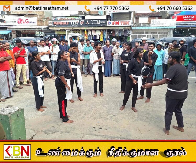 சம்மாந்துறை சுகாதார வைத்திய பிரிவில் தொழுநோய் விழிப்புணர்வு வீதி நாடகம்