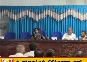 வெலி ஓயா ஒருங்கிணைப்புக்குழு கூட்டத்திலிருந்து வவுனியா வடக்கு பிரதேச சபை தவிசாளர் வெளிநடப்பு