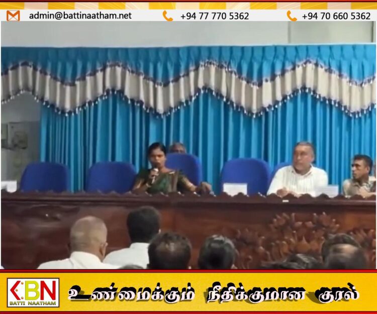 வெலி ஓயா ஒருங்கிணைப்புக்குழு கூட்டத்திலிருந்து வவுனியா வடக்கு பிரதேச சபை தவிசாளர் வெளிநடப்பு