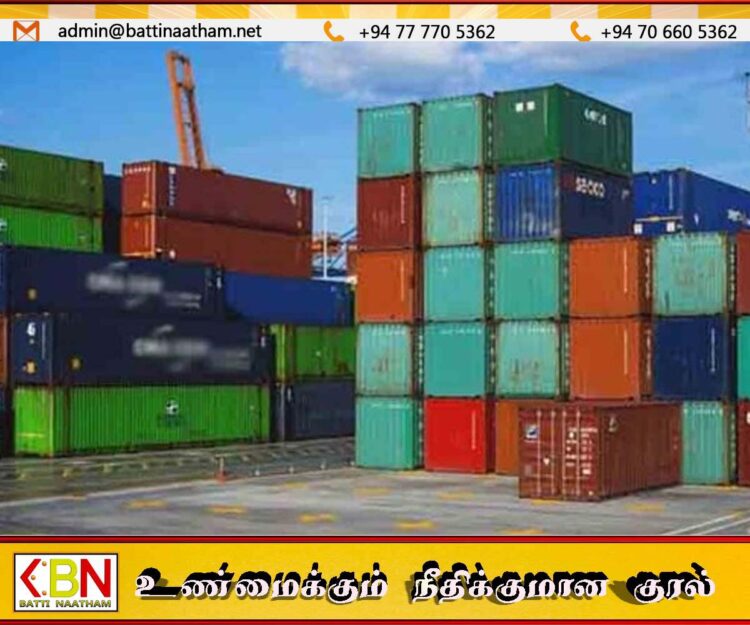 கொள்கலன் போக்குவரத்து கட்டணம் இன்று நள்ளிரவு முதல் அதிகரிக்கிறது