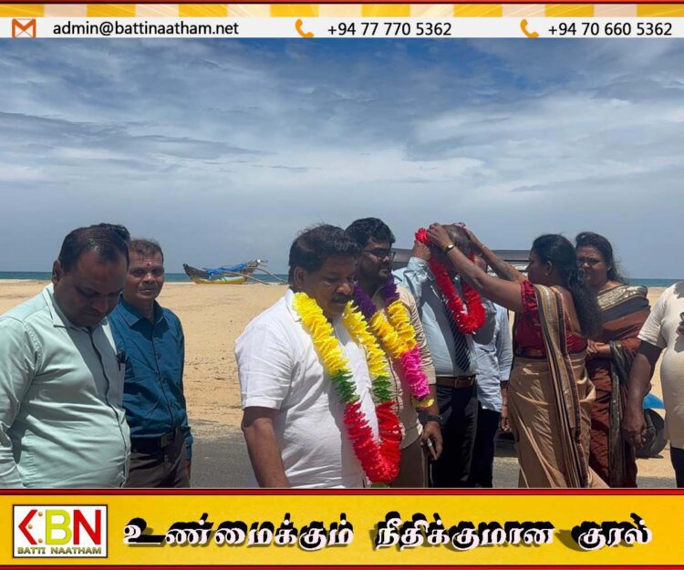 பெரியகல்லாறு மீனவர்களை சந்தித்து கலந்துரையாடிய கடற்தொழில் அமைச்சர்
