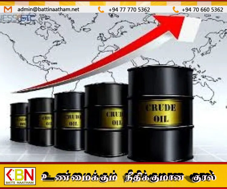 மத்திய கிழக்கு போர் தாக்கம்; உலக சந்தையில் கச்சா எண்ணெய் விலை திடீர் உயர்வு