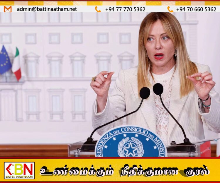 ஈரானுக்கு எதிரான போரில் இத்தாலி பங்கேற்காது; பிரதமர் அறிவிப்பு