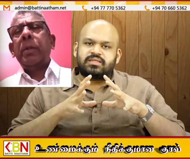 கனடாவில் இருந்து சாணக்கியனுக்கு ஒரு திறந்த மடல்!