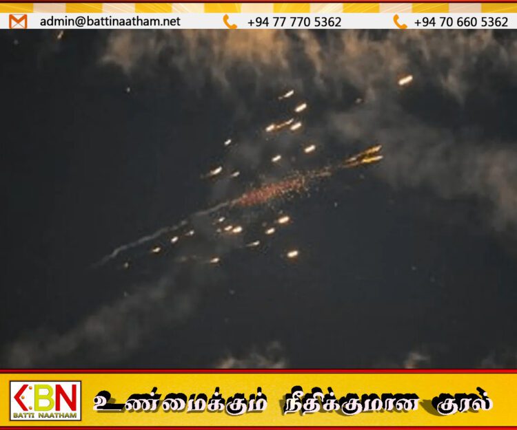 டெல் அவிவ் மீது ஈரான் கொத்து குண்டு வீச்சு; 2 பேர் பலி