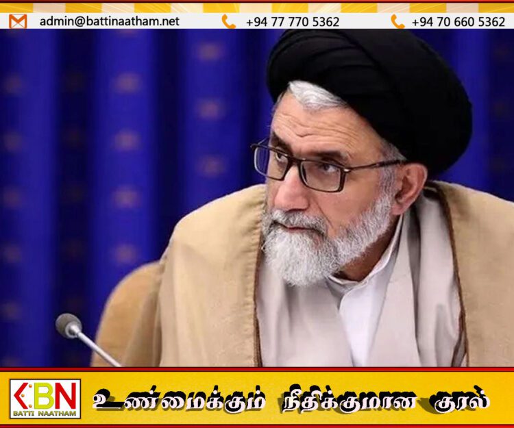 ஈரான் உளவுத்துறை அமைச்சர் உயிரிழந்தமை உறுதியானது