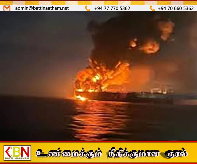 எண்ணெய் கப்பல்கள் மீது ஈரான் தாக்குதல்; ஒருவர் உயிரிழப்பு!